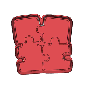 Puzzle Pieces Cookie Cutter