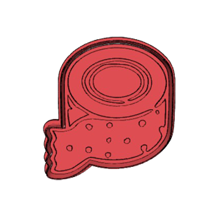 Tape Cookie Cutter