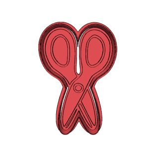 Scissor Cookie Cutter
