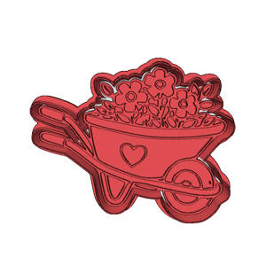 Wheelbarrow Cookie Cutter