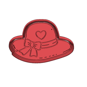 Gardening Hat Cookie Cutter