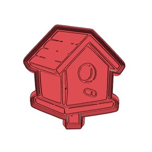 Bird House Cookie Cutter