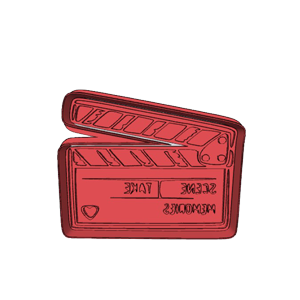 Clapper Board Cookie Cutter