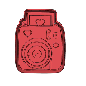 Instant Camera Cookie Cutter