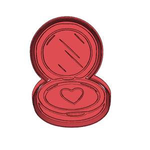 Pocket Mirror Cookie Cutter