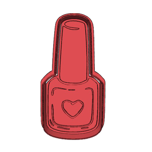 Nail Polish Cookie Cutter
