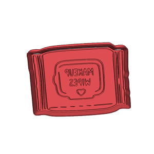 Makeup Wipes Cookie Cutter