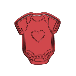 Heart Baby Grow Cookie Cutter