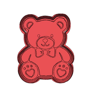 Teddybear Cookie Cutter