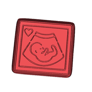 Sonar Photo Cookie Cutter