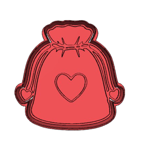 Gift Bag Cookie Cutter