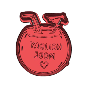 Holiday Mode Coconut Drink Cookie Cutter