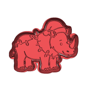 Rhino Cookie Cutter