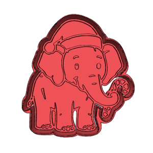 Elephant Cookie Cutter