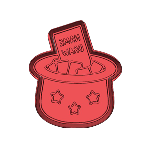 Name Draw Cookie Cutter