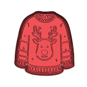 Christmas Jersey Cookie Cutter