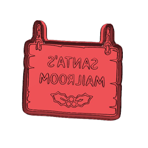 Santa's Mailroom Cookie Cutter