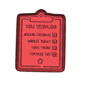 Delivery List Cookie Cutter