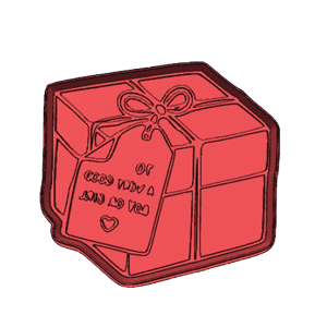 Good Gift Box Cookie Cutter