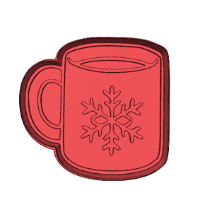 Hot Cocoa Cookie Cutter