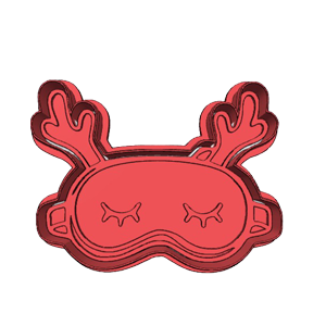 Reindeer Mask Cookie Cutter
