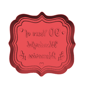 90 Years Wonderful Cookie Cutter