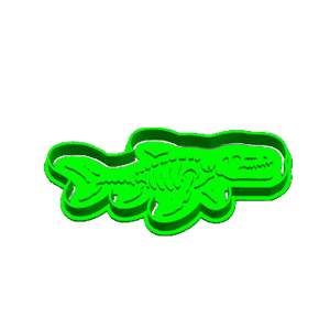 Marine Dinosaur Skeleton Cookie Cutter