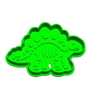 Stegosaurus Skeleton Cookie Cutter