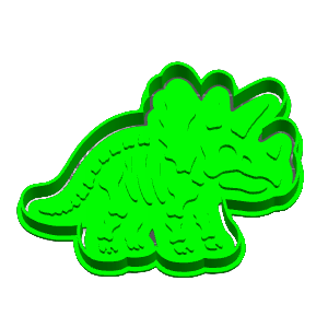 Triceratops Skeleton Cookie Cutter