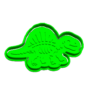 Stegosaurus Skeleton Cookie Cutter