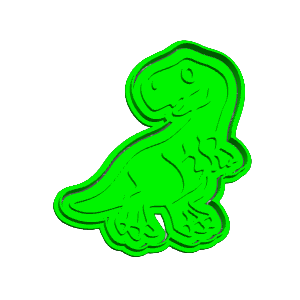 Long Neck Dinosaur Cookie Cutter