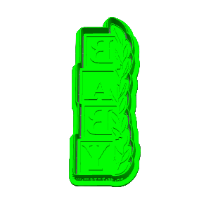 Baby Leave Blocks Cookie Cutter