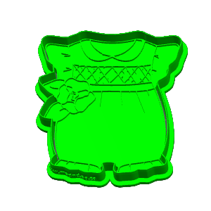 Baby Romper Cookie Cutter