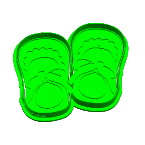 Baby Shoes Cookie Cutter