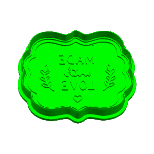Made With Love Cookie Cutter