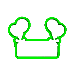 Balloon Plaque Cookie Cutter