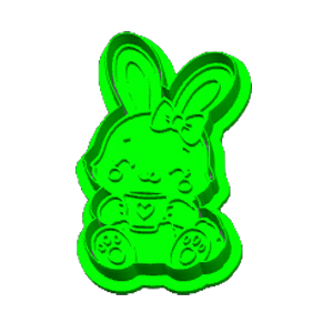 Animal Picnic Bunny Cookie Cutter