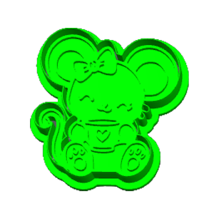 Animal Picnic Mouse Cookie Cutter