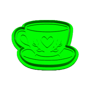Animal Picnic Teacup Cookie Cutter