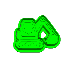Excavator Cookie Cutter