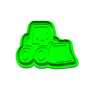 Bulldozer Cookie Cutter