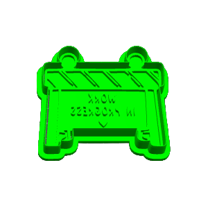 Work In Progress Cookie Cutter