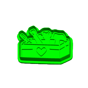 Construction Toolbox Cookie Cutter