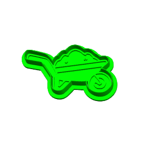 Wheelbarrow Cookie Cutter