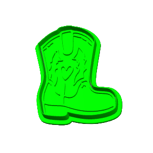 Cowboy Boot Cookie Cutter
