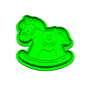Rocking Horse Cookie Cutter