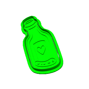 Message In A Bottle Cookie Cutter