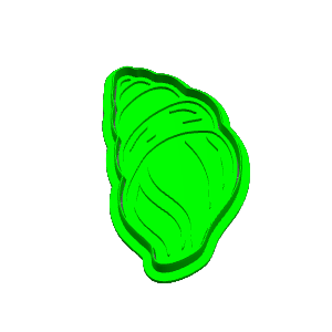 Conch Shell Cookie Cutter