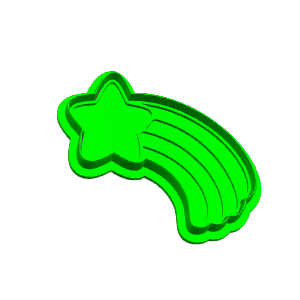 Shooting Star Cookie Cutter