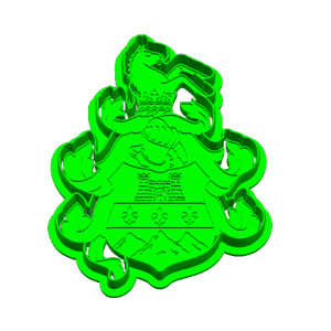 Malan Family Crest Cookie Cutter & Embosser
